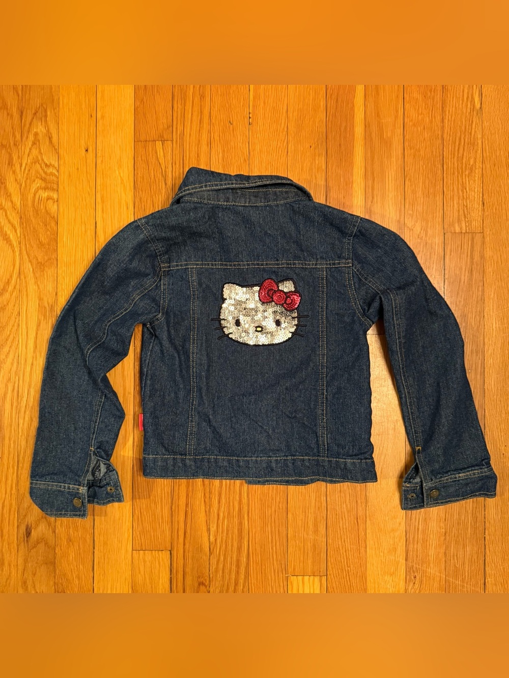 Hello Kitty Denim Jean Jacket size 6X